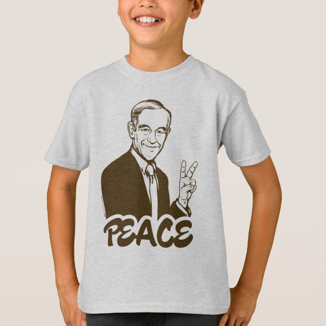 Ron Paul Peace T-Shirt (Front)