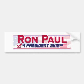 Ron Paul President 2012 Bumper Sticker