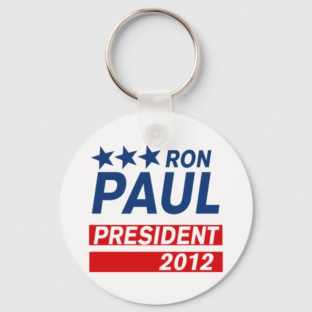Ron Paul President 2012 Campaign Gear Keychain (Front)