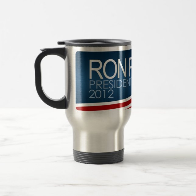 Ron Paul President 2012 Travel Mug (Left)