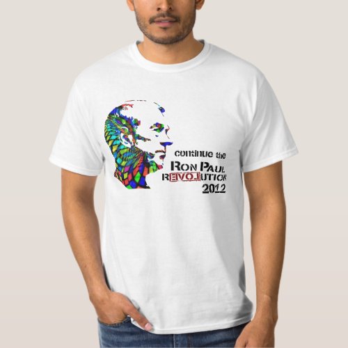 Ron Paul Psychedelic T_shirt