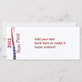 Ron Paul Rack Cards (Back)