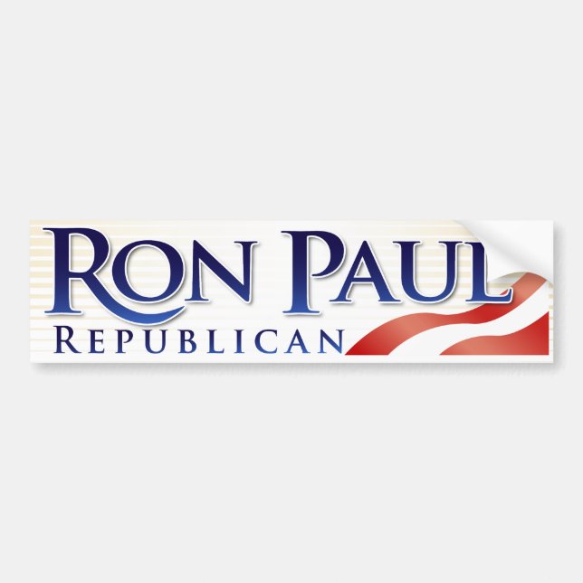 Ron Paul Republican Bumper Sticker (Front)