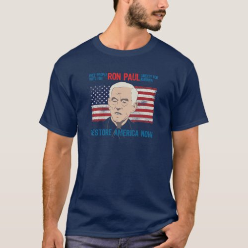 Ron Paul restore America T_Shirt