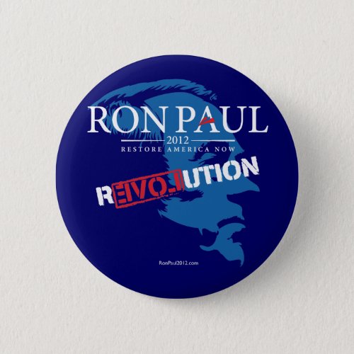 Ron Paul Revolution 2012 Button