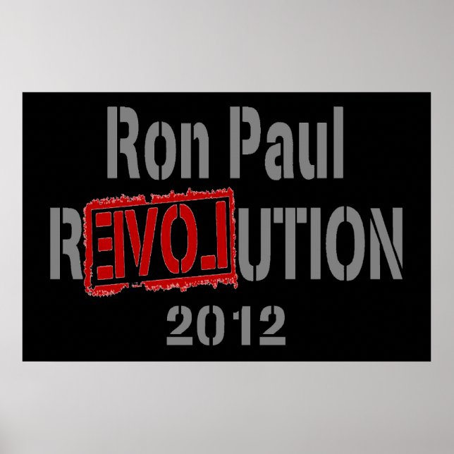 Ron Paul Revolution 2012 Poster (Front)