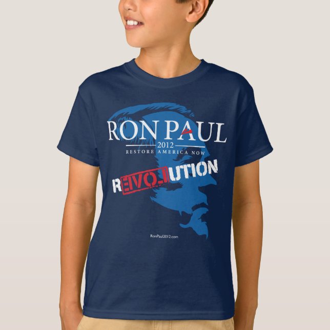 Ron Paul Revolution 2012 Shirt (Front)