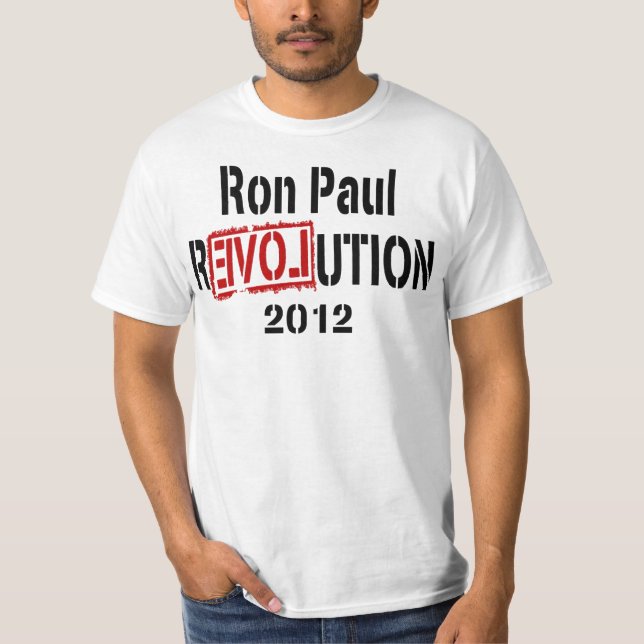 Ron Paul Revolution 2012 T-Shirt (Front)