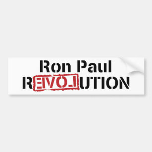 Ron Paul Revolution Bumper Sticker