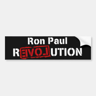 Ron Paul Revolution Bumper Sticker for President
