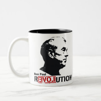 Ron Paul Revolution Coffee/Tea Cup/Mug Two-Tone Coffee Mug