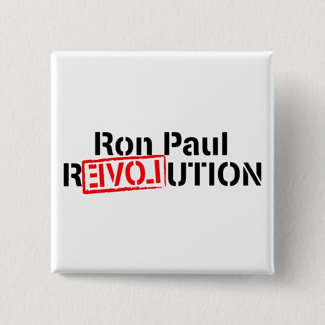 Ron Paul Revolution Continues Button (Front)