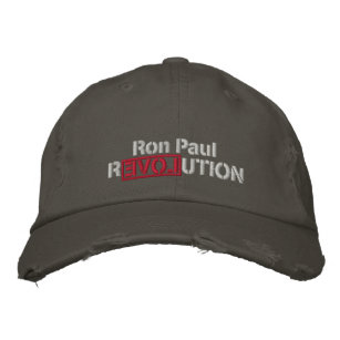 Ron Paul Revolution Embroidered Hat