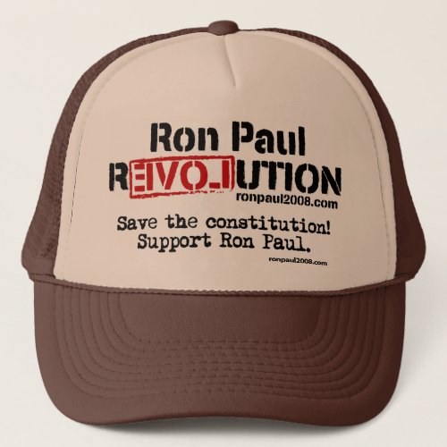 Ron Paul Revolution Hat