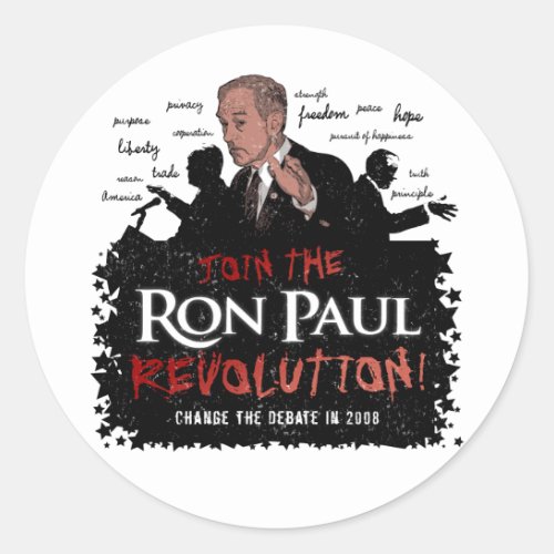 Ron Paul Revolution Large Sticker