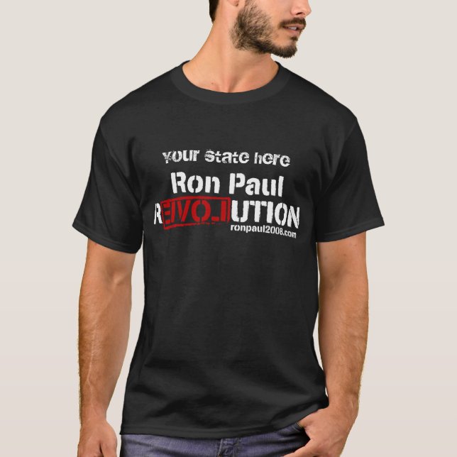 Ron Paul Revolution Personalized Shirt (Front)