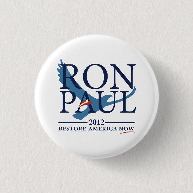 Ron Paul Revolution Pinback Button (Front)