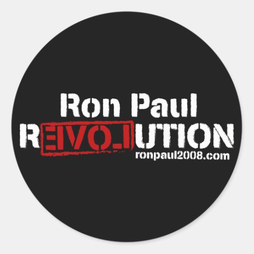 Ron Paul Revolution Sticker