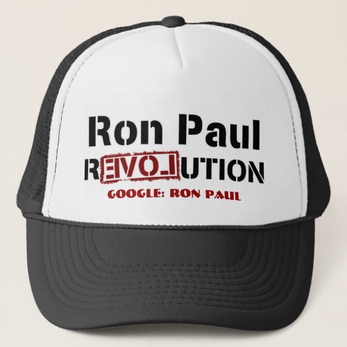 Ron Paul Revolution Trucker Hat