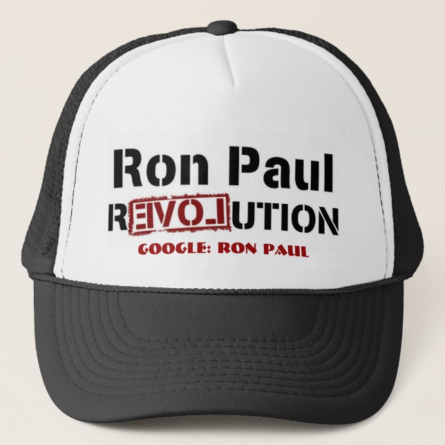 Ron Paul Revolution Trucker Hat (Front)