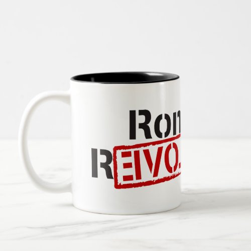 Ron Paul Revolution Two_Tone Coffee Mug