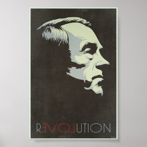 Ron Paul Revolution Vintage Poster