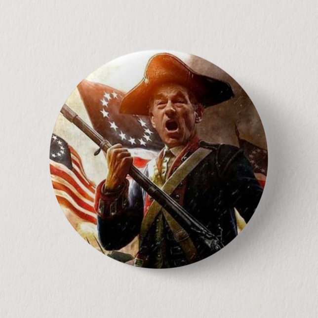 Ron Paul Warrior Button (Front)