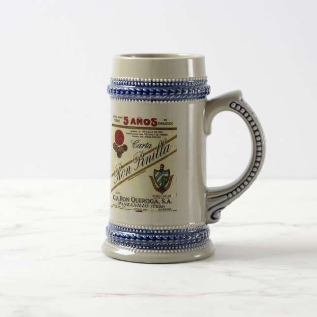 Ron Pinilla Cuban Rum Beer Stein (Right)