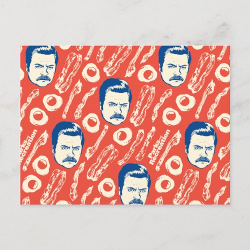 Ron Swanson Bacon and Eggs Pattern