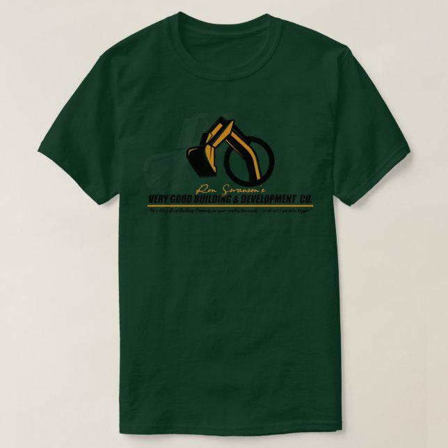 Ron Swanson Very Good Building Company Parks and R T-Shirt (Design Front)