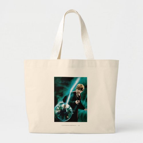 Ron Weasley and Lucius Malfoy Large Tote Bag