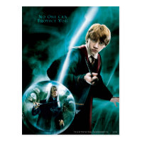 Ron Weasley and Lucius Malfoy Postcard