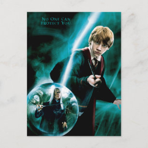 Ron Weasley and Lucius Malfoy Postcard