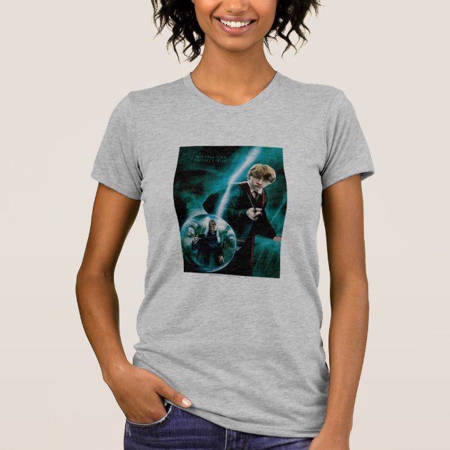 Ron Weasley and Lucius Malfoy T-Shirt (Front)