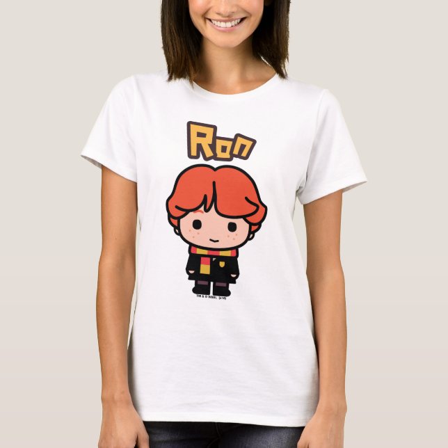 Ron Weasley Cartoon Character Art T-Shirt (Front)