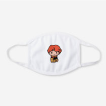 Ron Weasley Cartoon Character Art White Cotton Face Mask
