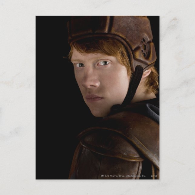 Ron Weasley Geared Up Postcard (Front)