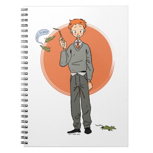 Ron Weasley Illustration Eat Slugs Notebook