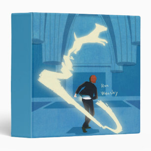 Ron Weasley Patronus Painting 3 Ring Binder