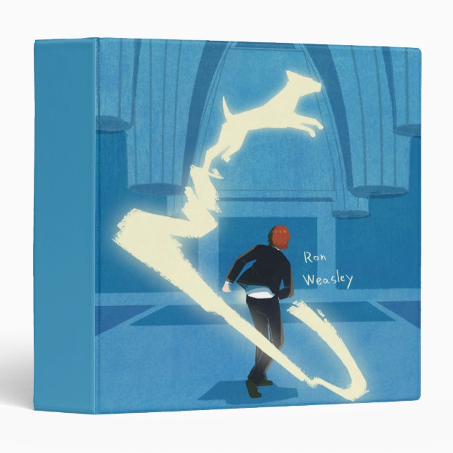 Ron Weasley Patronus Painting 3 Ring Binder (Front/Spine)
