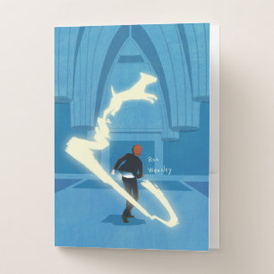 Ron Weasley Patronus Painting Pocket Folder