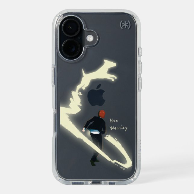 Ron Weasley Patronus Painting Speck iPhone Case (Front (Black))