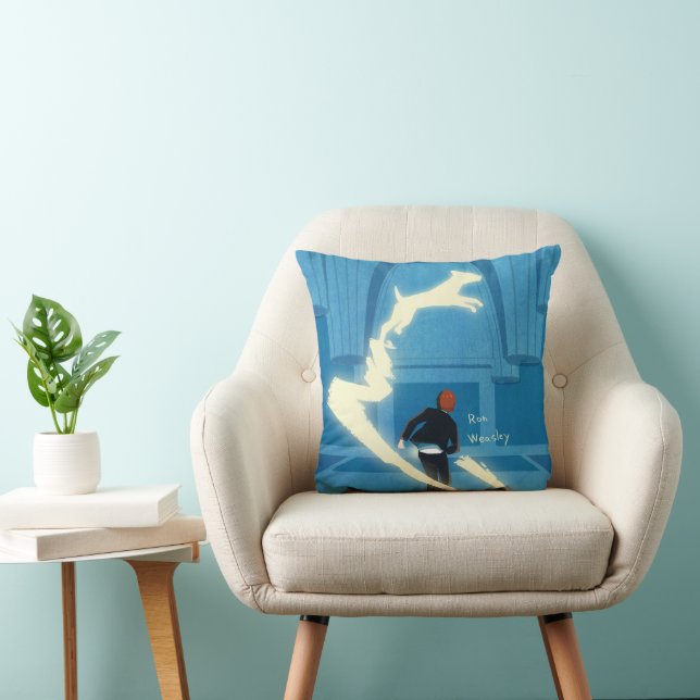 Ron Weasley Patronus Painting Throw Pillow (Chair)