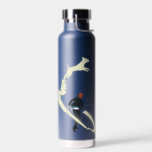 Ron Weasley Patronus Painting Water Bottle<br><div class="desc">Step into the Wizarding World with this dynamic Ron Weasley design, capturing a powerful moment of magic in motion. Ron is mid-cast as a luminous Patronus bursts forward in a brilliant sweep of light. The glowing spell contrasts beautifully with the cool blue tones of the castle interior, creating a striking,...</div>