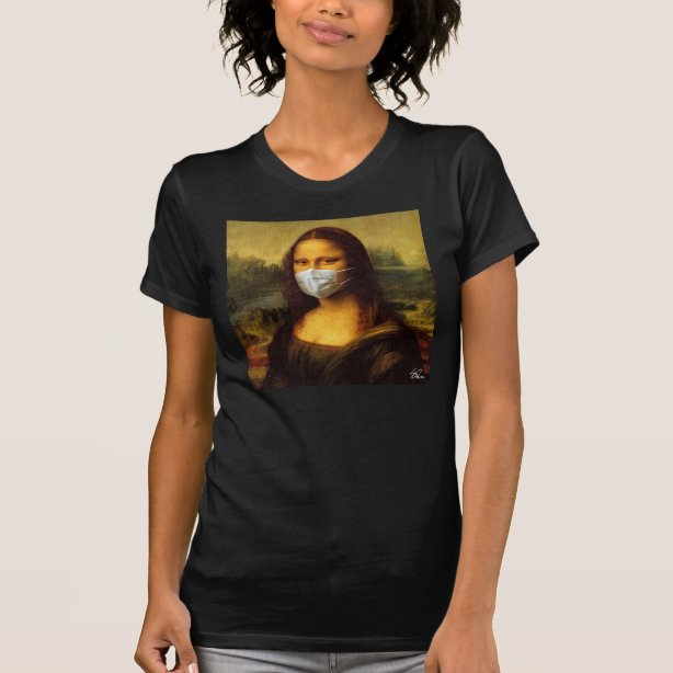 masked mona lisa shirt