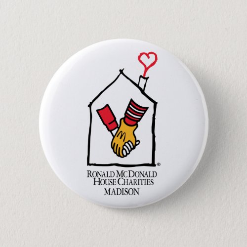 Ronald McDonald Hands Pinback Button