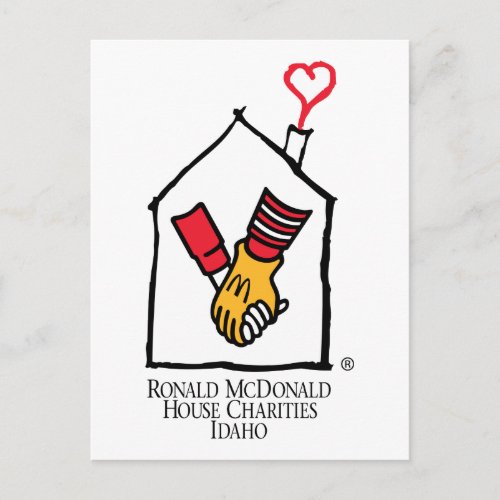 Ronald McDonald Hands Postcard