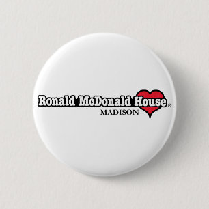 Ronald McDonald Heart Pinback Button