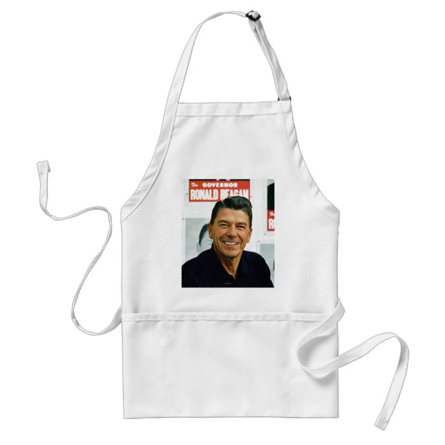 Ronald Reagan Adult Apron (Front)
