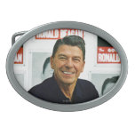 Ronald Reagan Oval Belt Buckle at Zazzle
